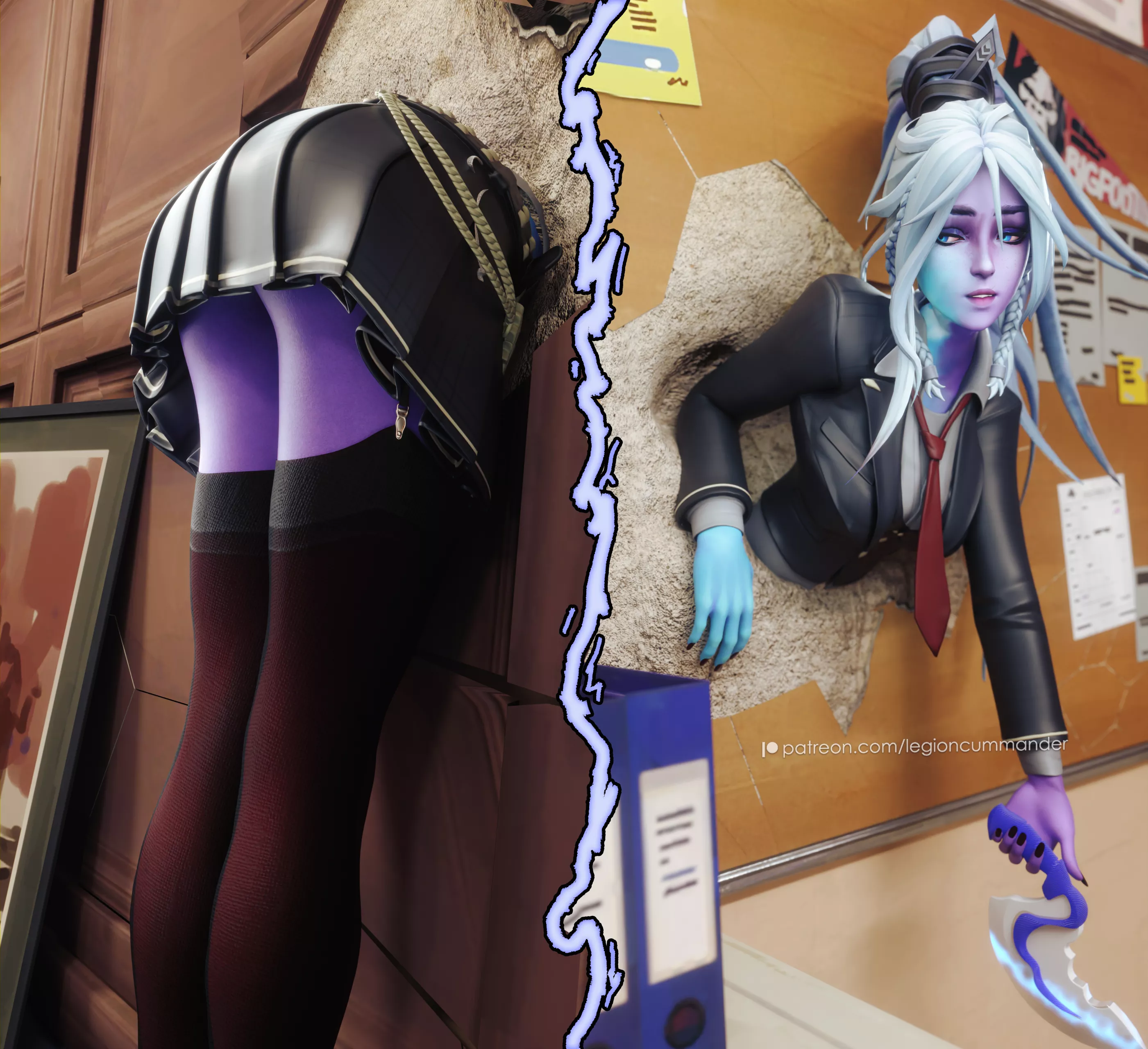 Drow Ranger blink in wall [Dota 2] (legioncummander) posted by legion_cum_mander