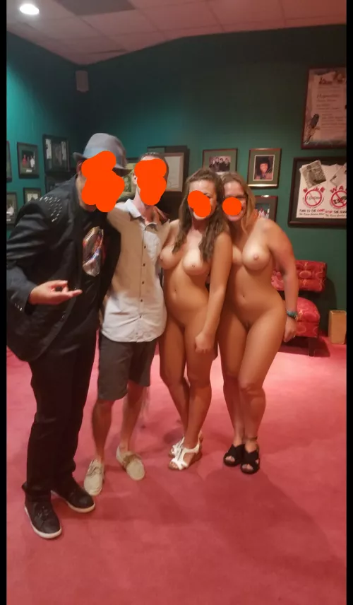 Flashing with a friend after a show by No-Significance6439