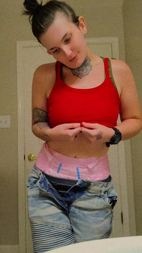 I feel like I might have a whoopsie in my diaper but I don't wanna change myself 🥺👉👈 idk what to do by tattedbabie