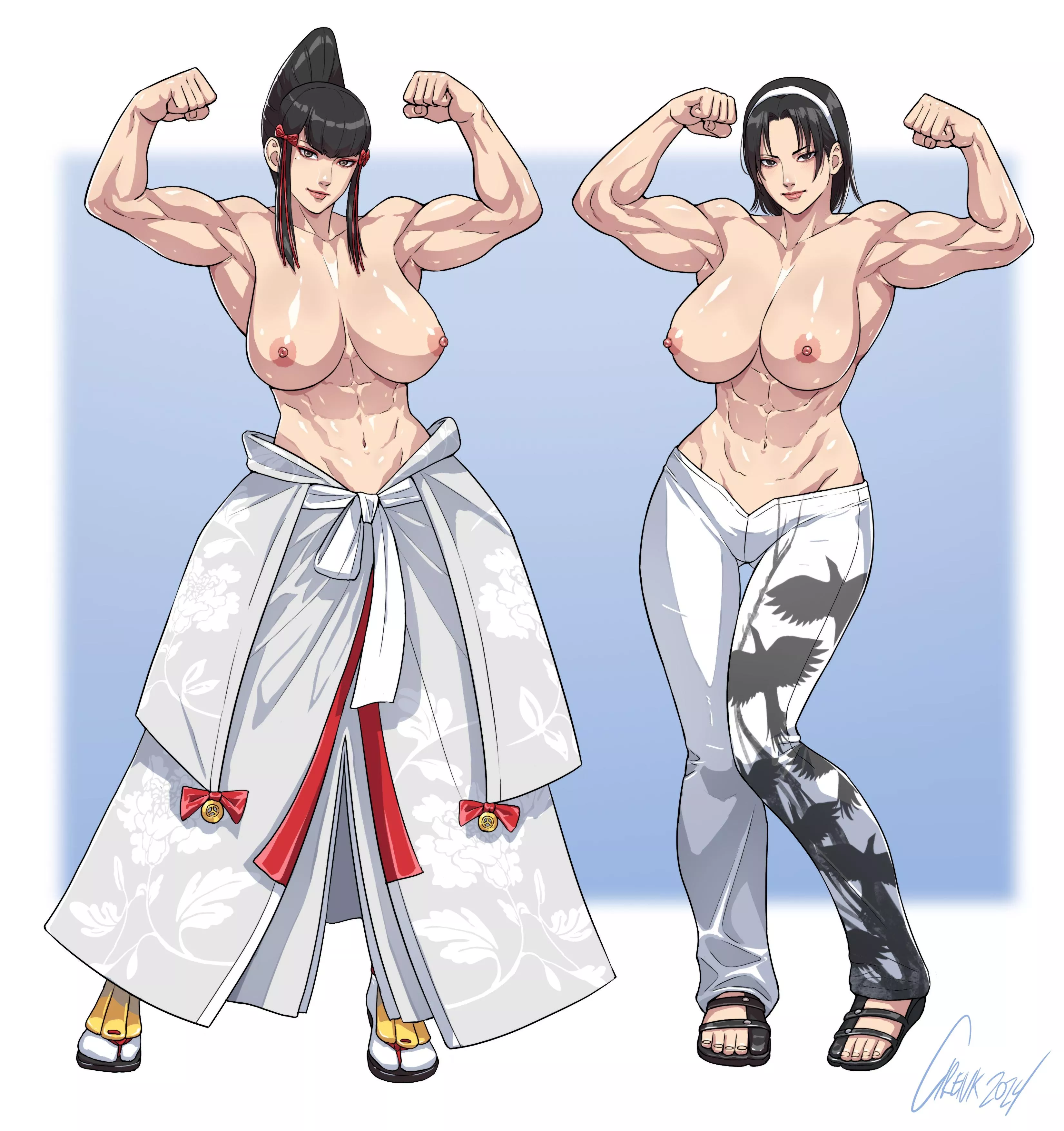 Kazumi Mishima and Jun Kazama (Cirenk) [Tekken] posted by PMatty73