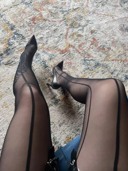 My Louboutins look just as good from my point of view too  by LATEXnCHILL