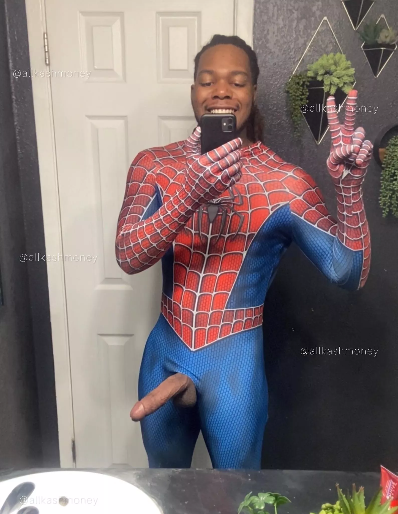 My web shooter is ready for you ☺️🕷️🕸️ posted by Allkashmoney