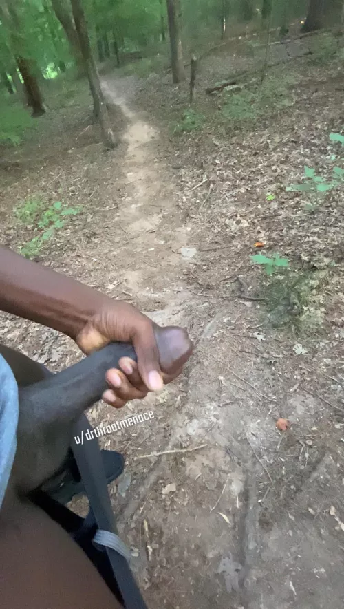 Quick break on the hiking trail 😈 by drthroatmenace