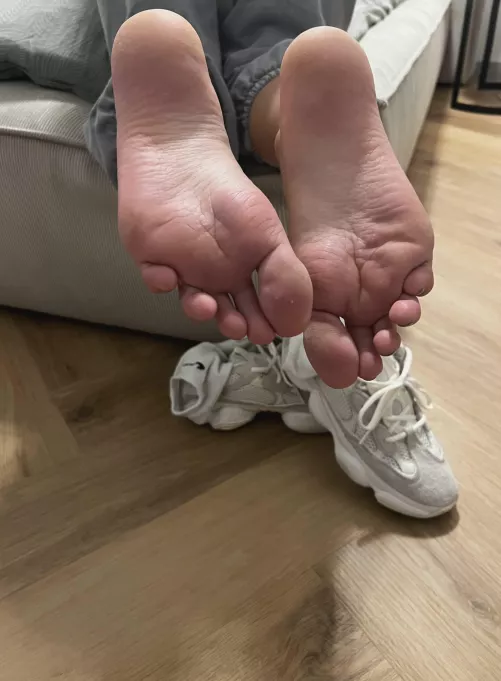 the best part of the day is slipping out of my shoes after work by majorgirlyslut