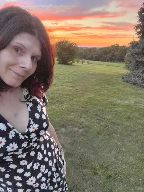 Beautiful Sunset…Beautiful Sundress (42F) by TheRealAutumnGoddess