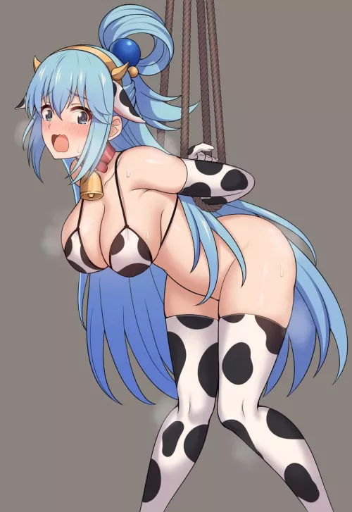 Cow Bikini Aqua by A_MASSIVE_PERVERT