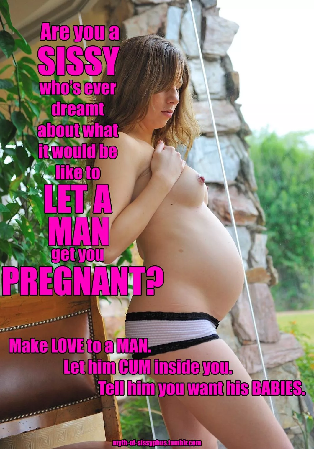 Do any of you girls wish they could get bred posted by sissy_rose3301