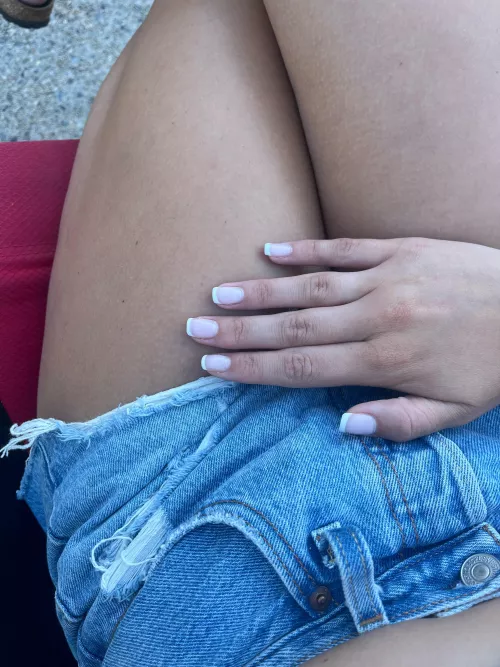 french tip will always be my favorite💋 by milkshakecutie