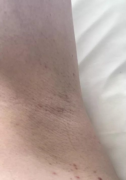 I just shaved and put on deodorant by sunnypits