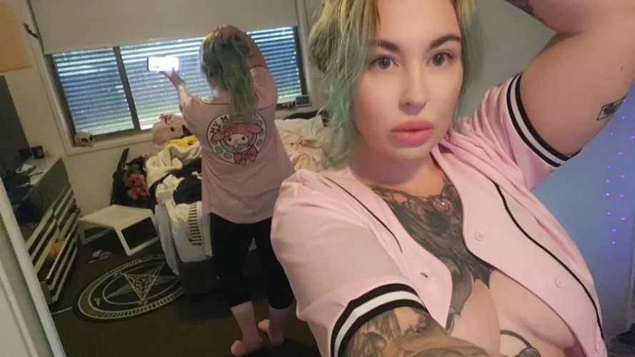 I've been dying to wear my My Melody jersy🩷 by _TheLittleOne_