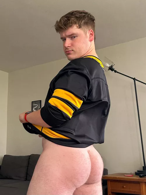 My hockey butt belongs on your dick [26] by thewinterson