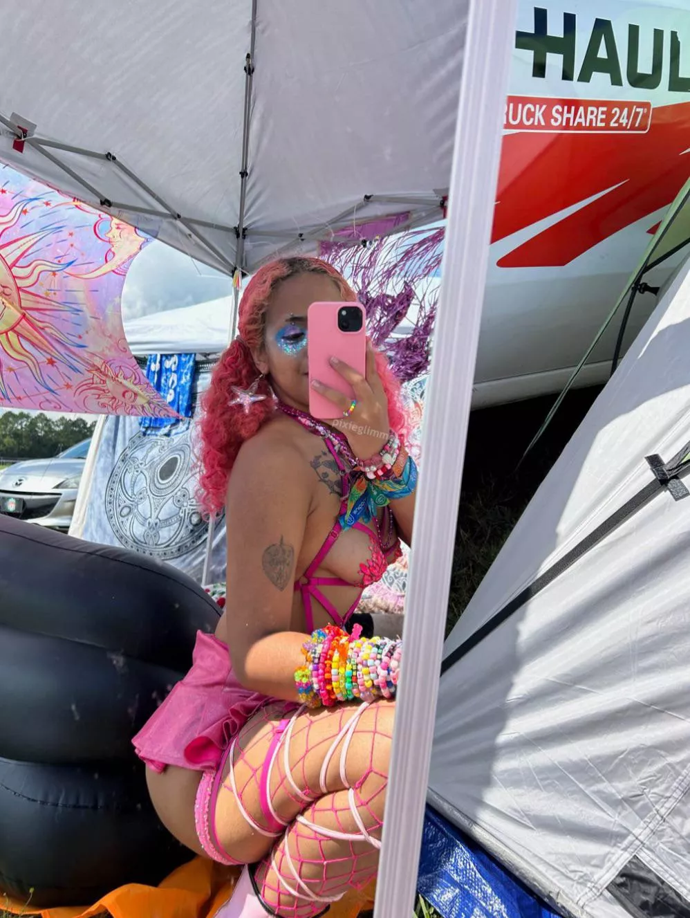 Pasties always come off by the  last set ☺️💓 posted by pixieglimmer