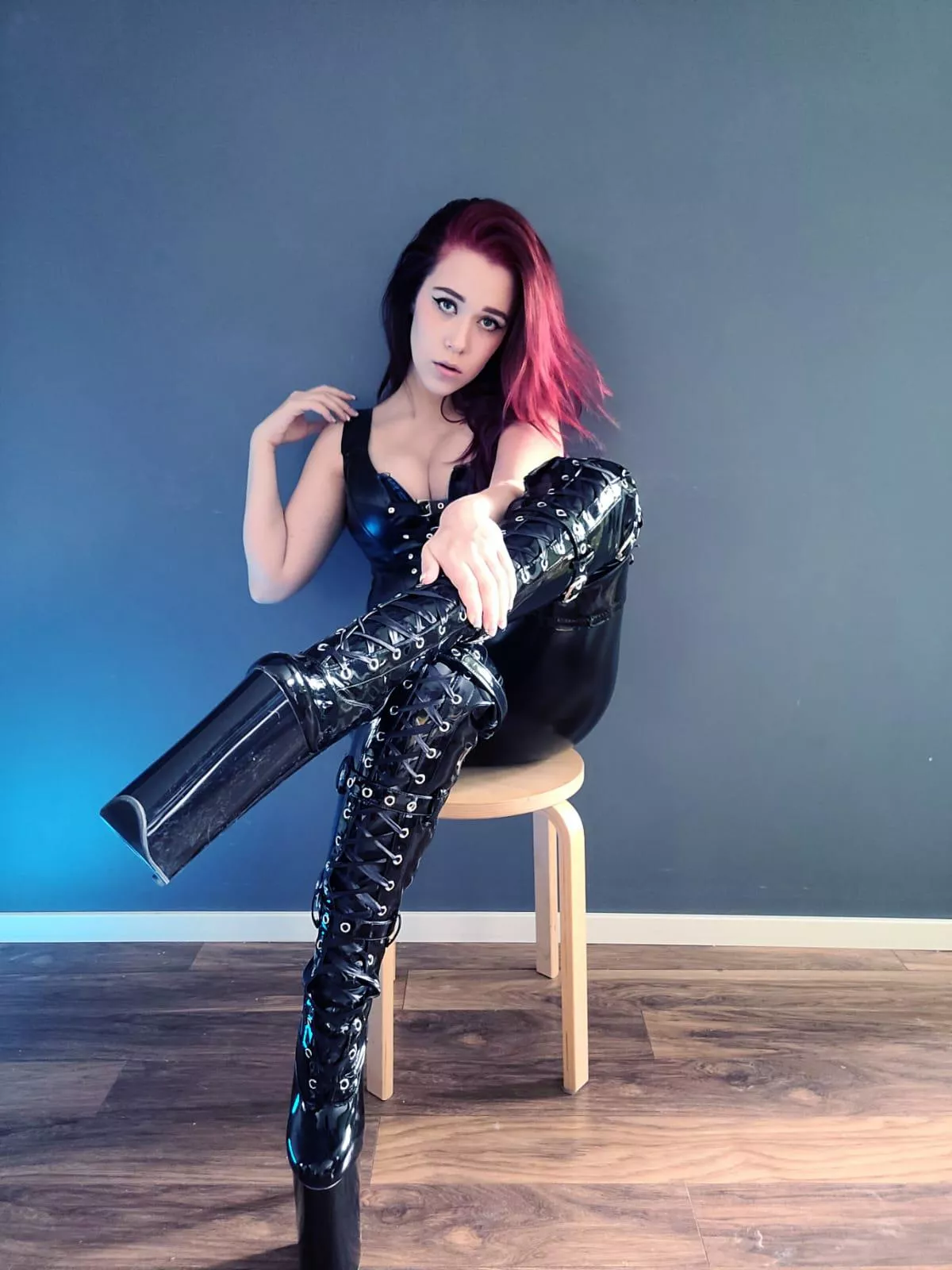 Someone said my suit and high heels are too much—what do you think? posted by Cupcake-Cutieee