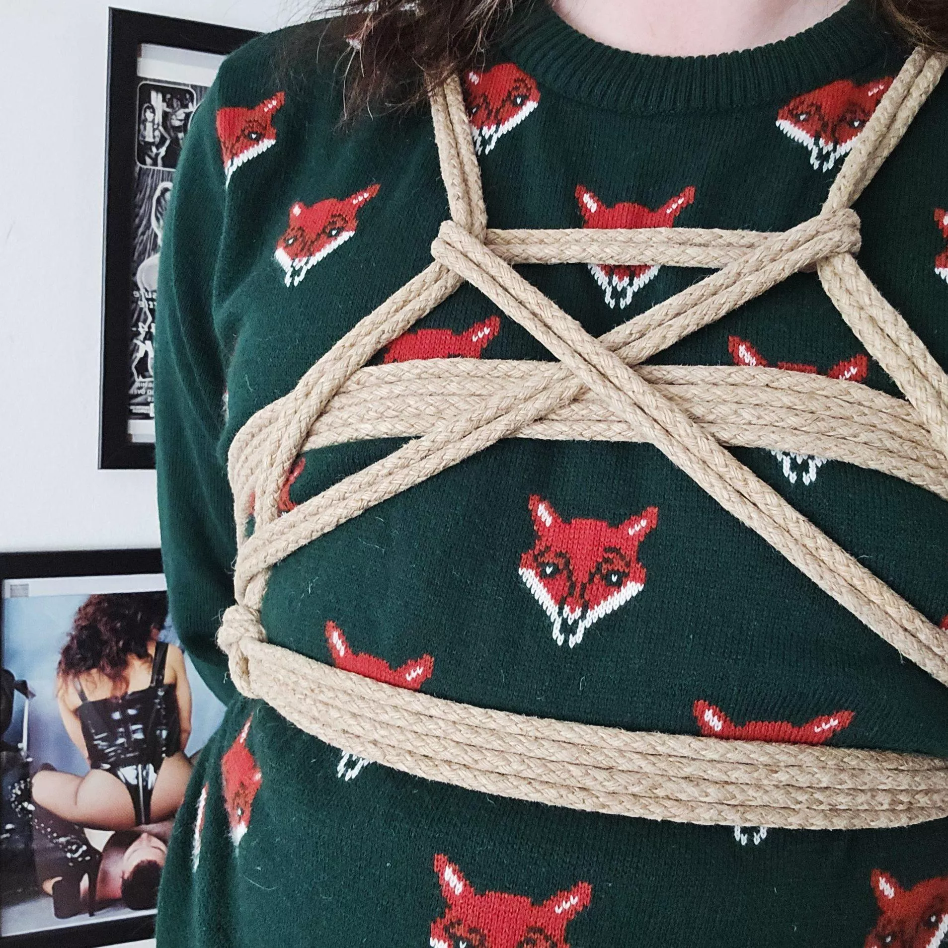 This was a cute self tie! posted by enterr--sshibari