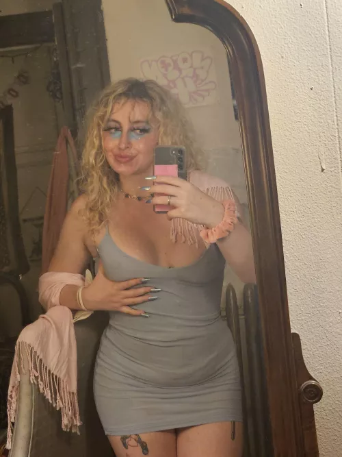 Turns out tbe dress is a little see through  by Bimbo_punk