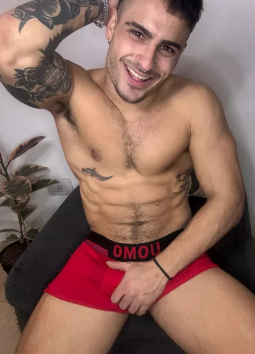 Want a taste of my rock-hard abs? I dare you by OlieTheKing