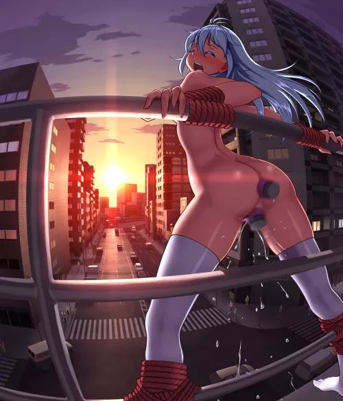 What? You said you wanted to take a walk in town and see the sunset. by BElatex