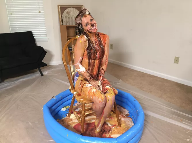 A wet and messy Lora Cross  by Scarlettsdollhouse