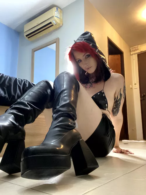 Daddy likes it when I dress up in shiny outfits by hellinnlove