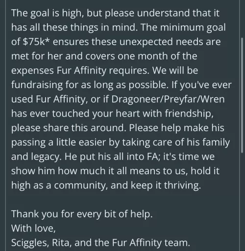 Figured I should bring attention to this. Didn’t like Dragoneer, but I’d prefer FA to continue existing.  by The_eldritch_horror2