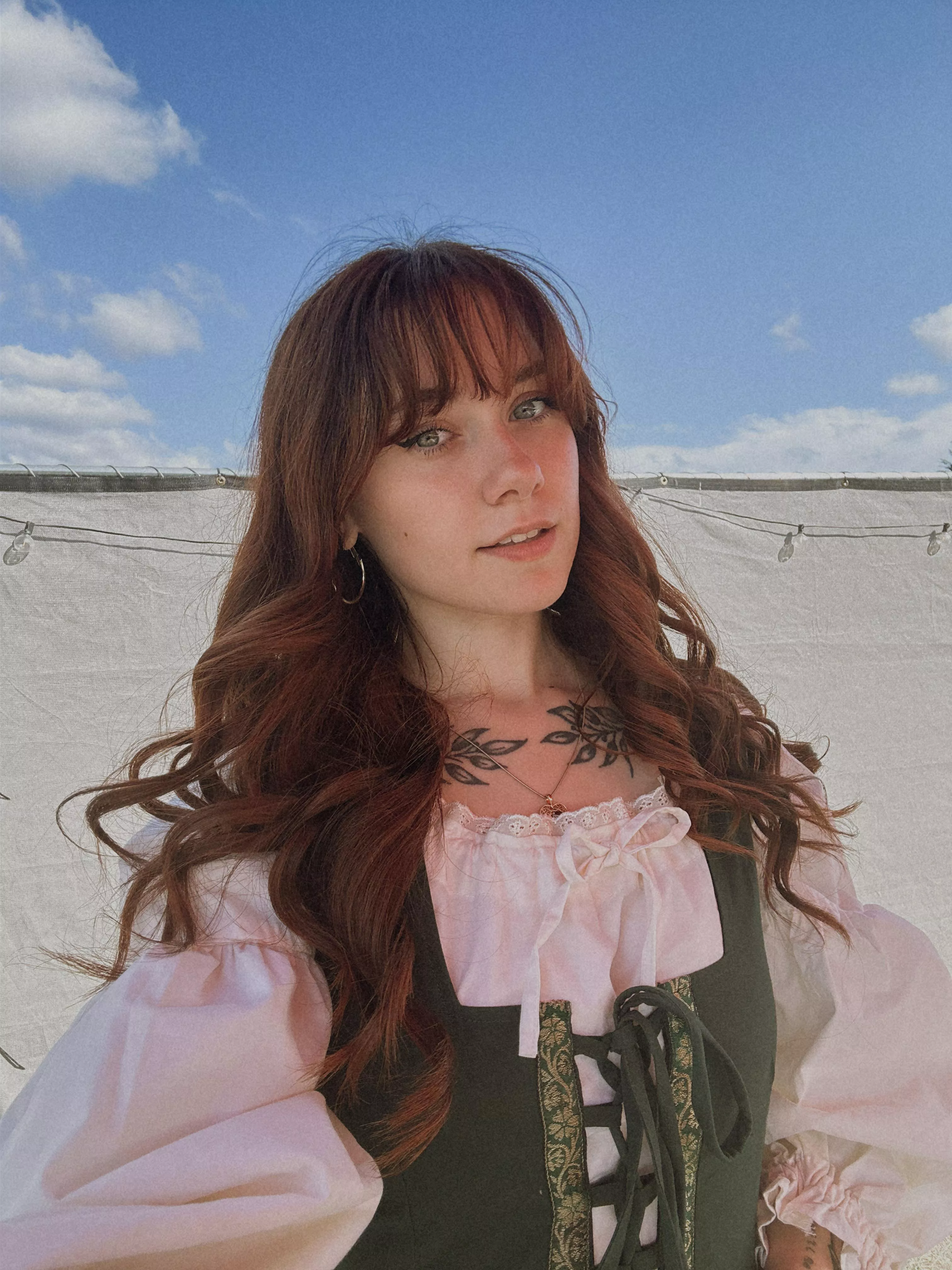 girls with bangs? more like maidens with bangs :p had so much fun at Renfaire <3 posted by cxtherine-