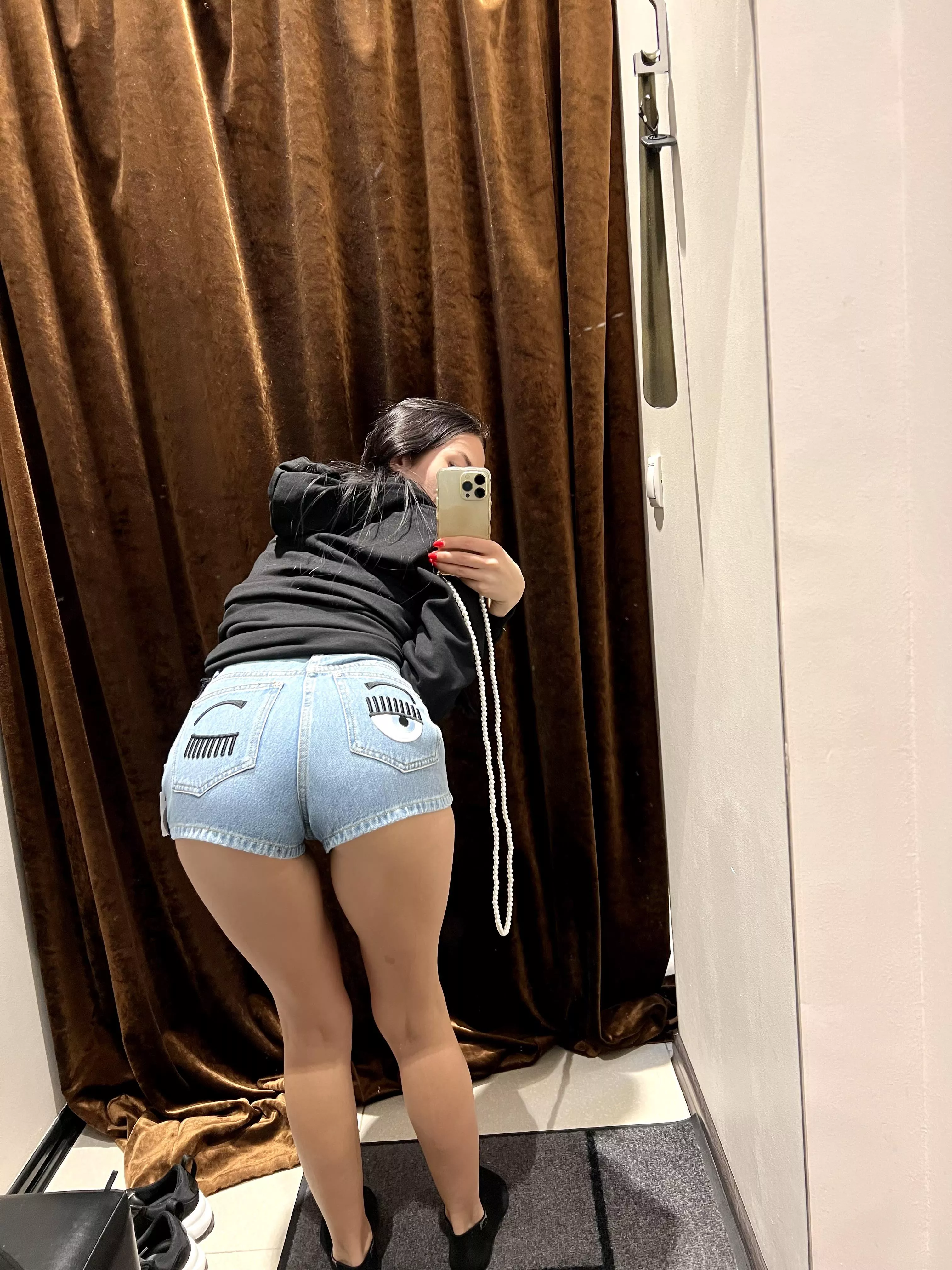 How do you like these jeans on me? posted by MonicaGoddess