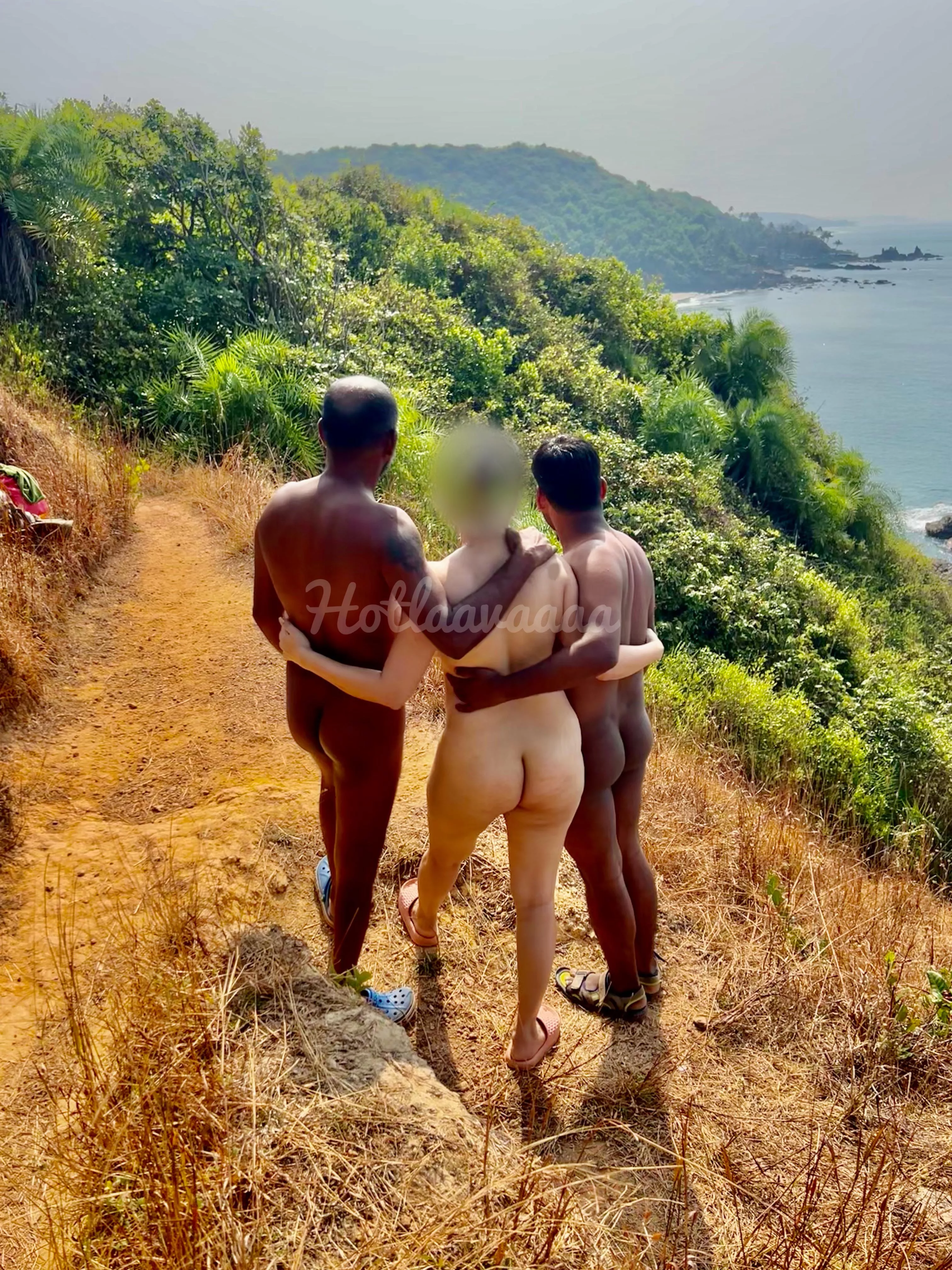 I loved my time with these nudists . The guy on the right asked me if he could try (his first time 🤗)  posted by hotlaavaaaa