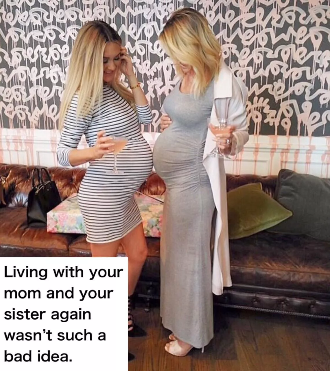 I was scared about my mom finding out that I got my sister pregnant. Turns out, she was jealous and wanted to be knocked up too. I could not say no posted by samsomreed