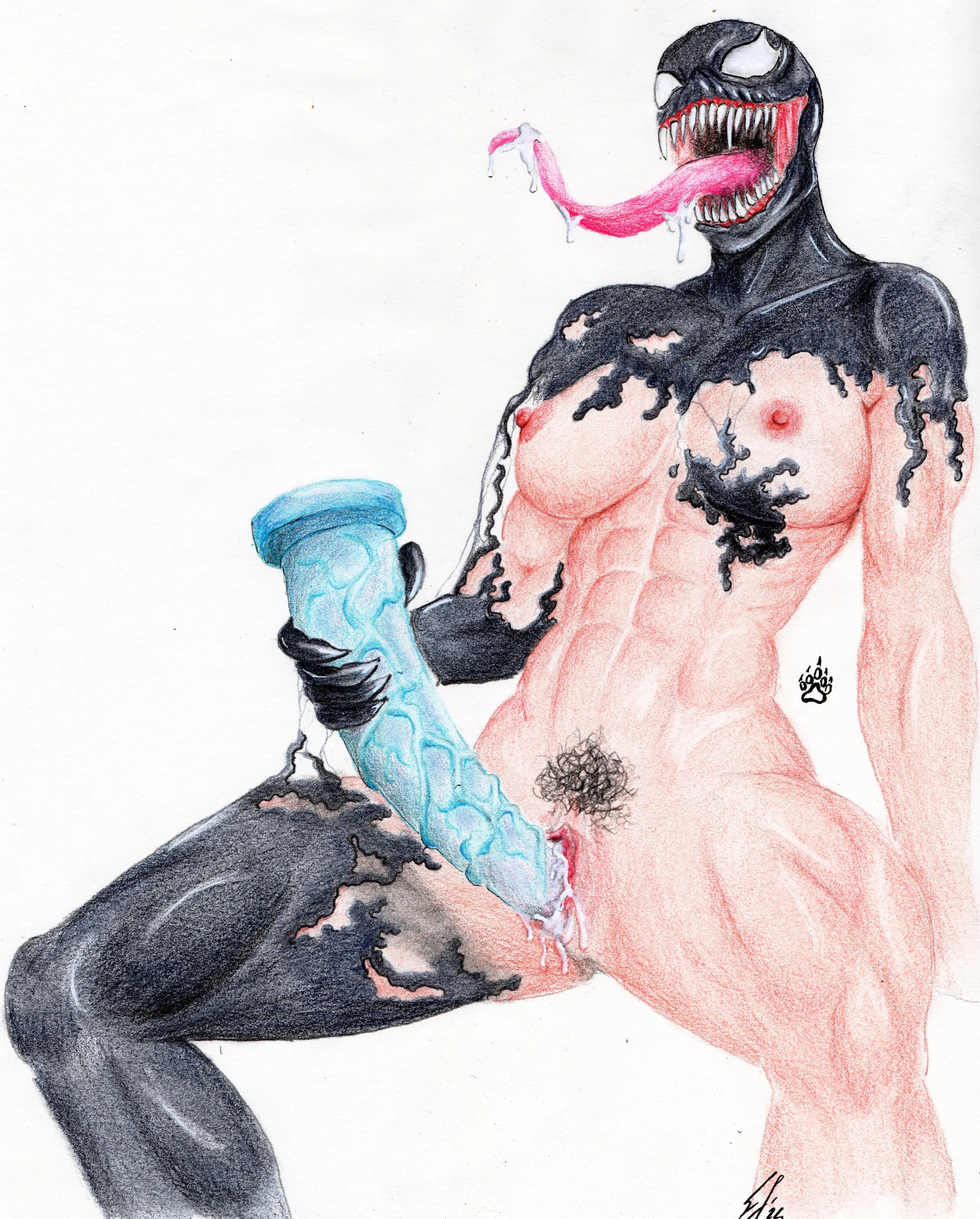 Lady Venom by me posted by bearbareart