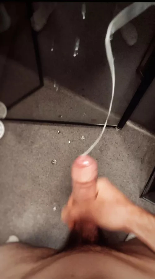 The beauty of cum flying. (think this was one my biggest rope ever lol)  by xxxploding4u