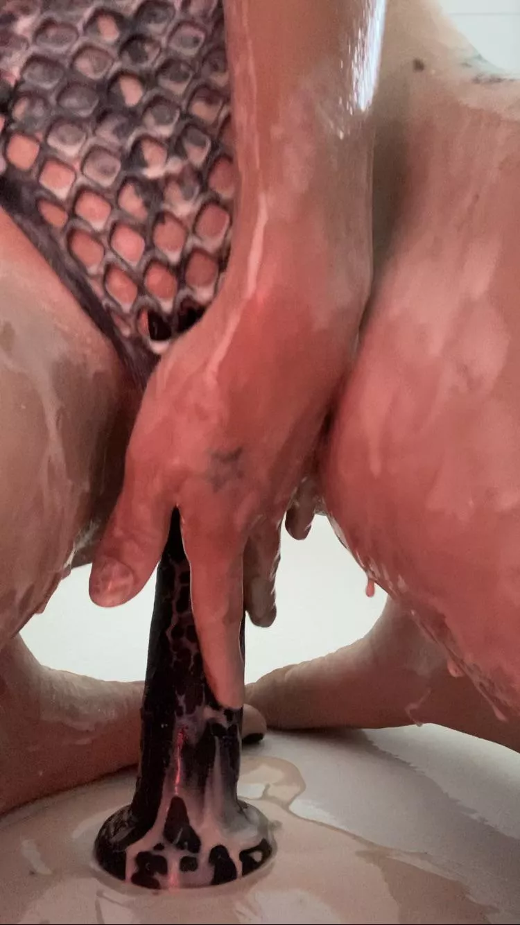 This pink slime felt soooo good on my thighs and against my asshole  posted by SaucyNewts