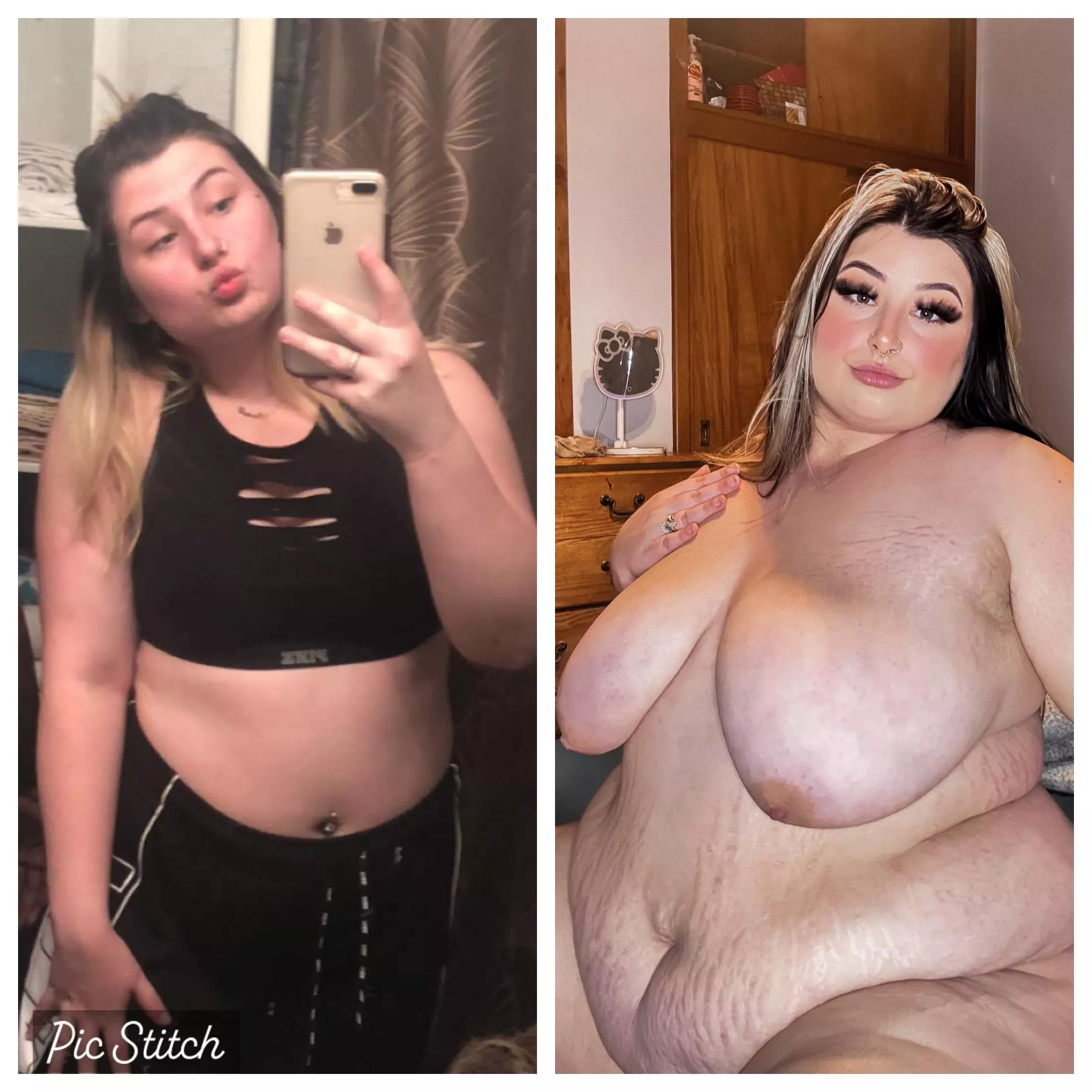 Bigger belly bigger tits👅 posted by penelopejadexo