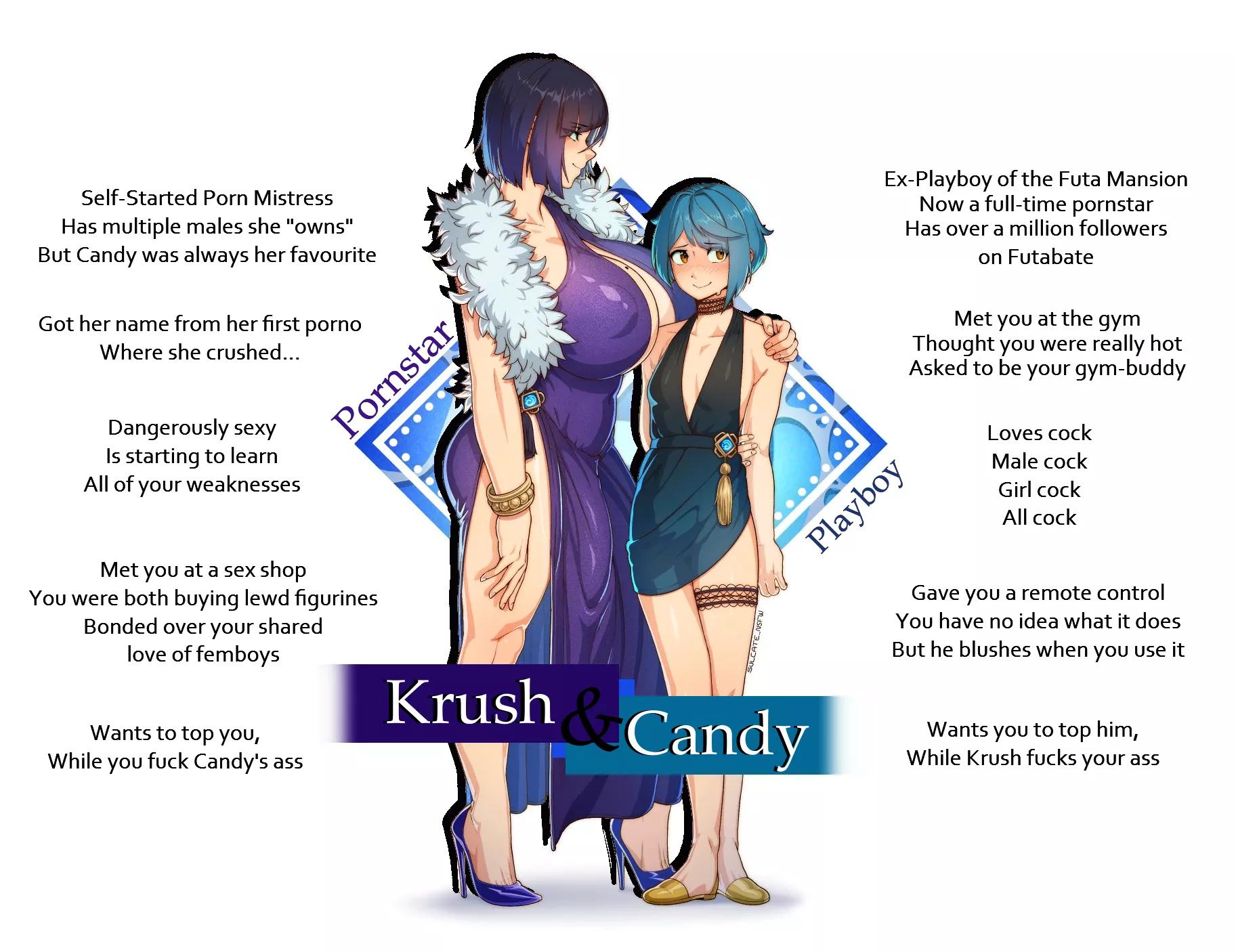 Double the Trouble, Double the Fun [Character] [Pornstars] <Artist: sulcate> posted by CreamyFutaCum