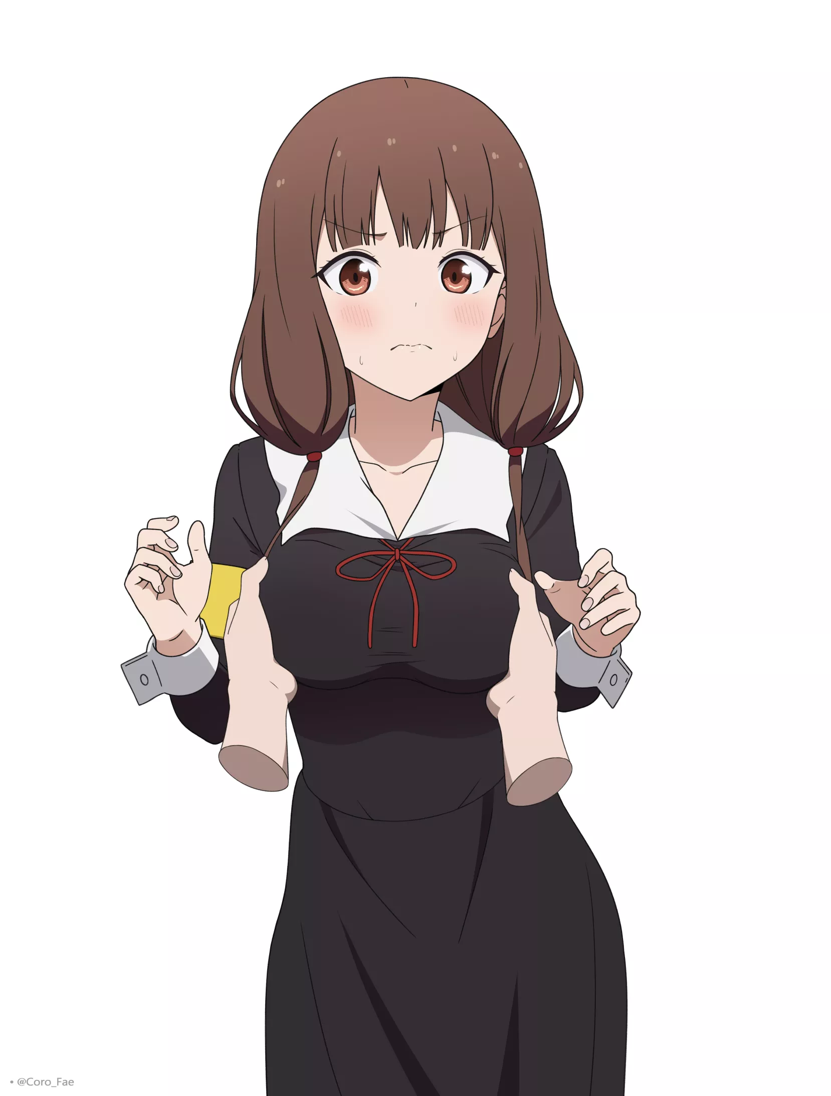 Fondling Miko's breasts posted by marxsander2016