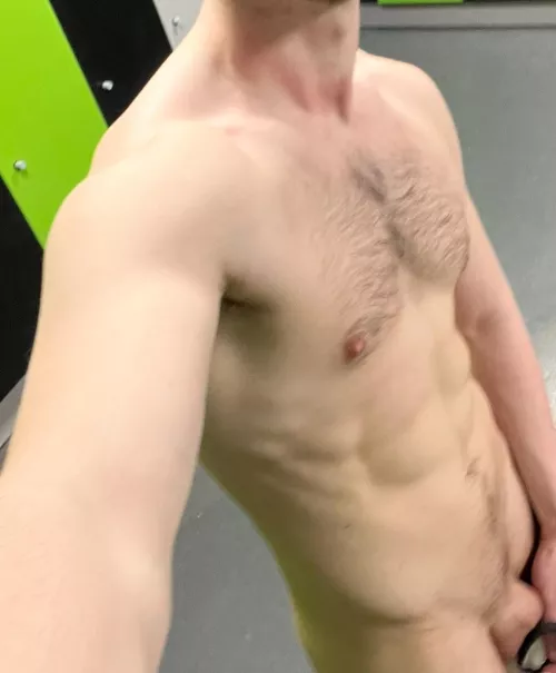 Hate using a towel in the locker room by PinkWonderBoy