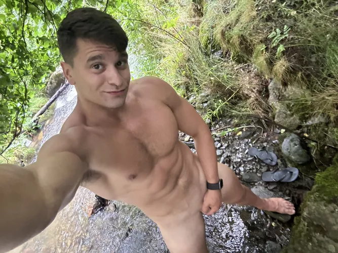Jerking off in nature by realisiwak