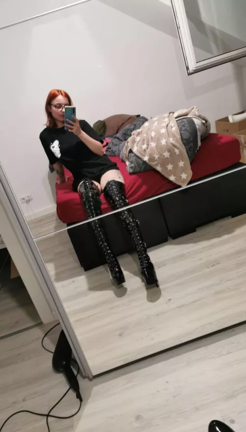 Am I crazy for sleeping in my heels? by night_yena