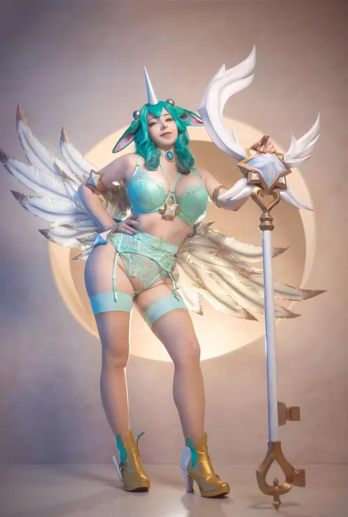 Boudoir Starguardian Soraka (League of Legends) by Mikomi Hokina  by gabanviii