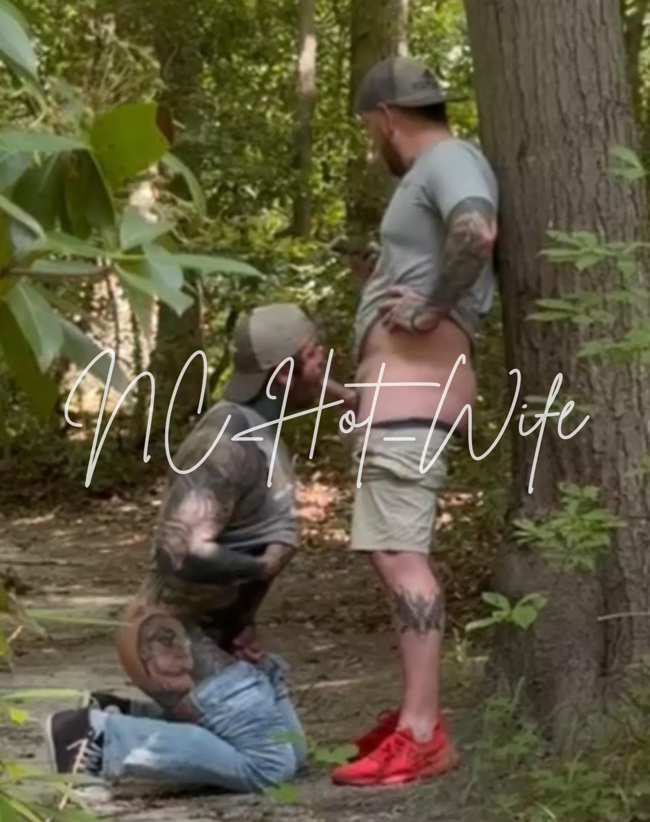 Caught my husband getting his dick sucked on this mornings nature walk  posted by nc_hot_wife