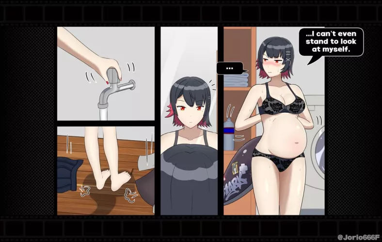 Ellen's awkward shower by HeavyLancerthe8th