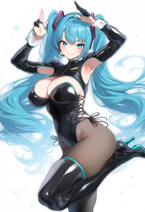 Hatsune Miku  by CheetahSperm18