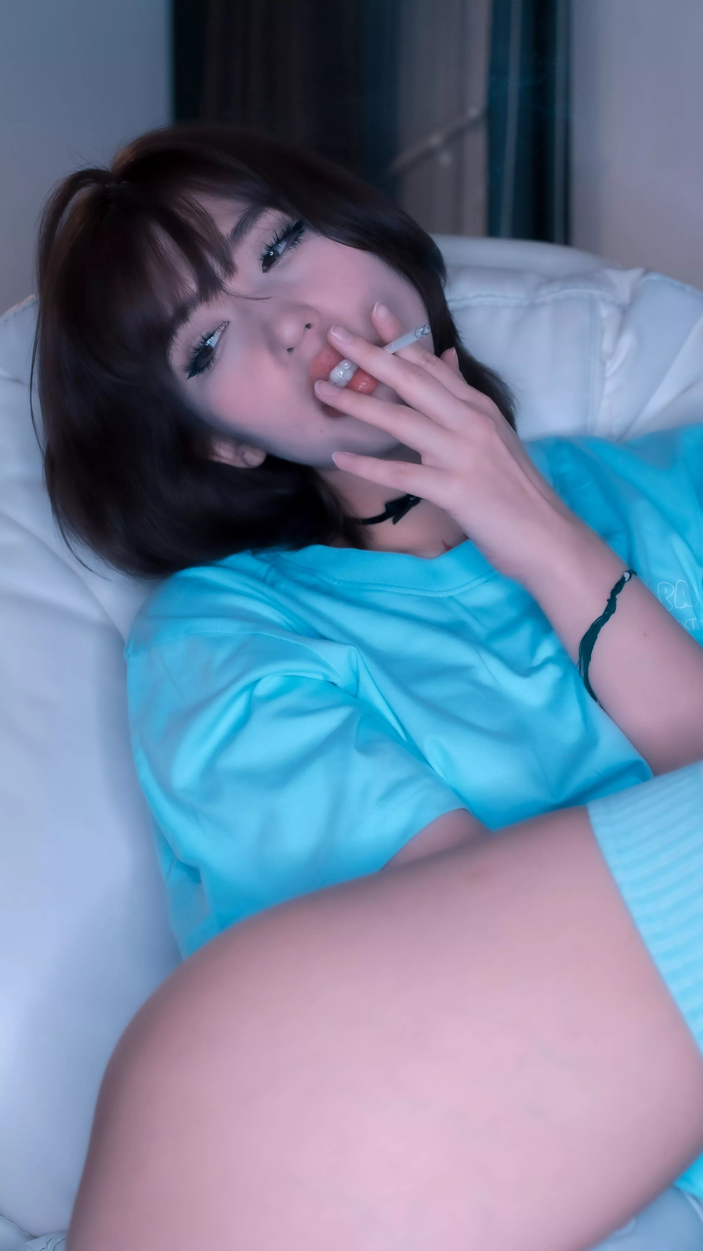 I think smoking makes a girl sexier  posted by sigmasian_