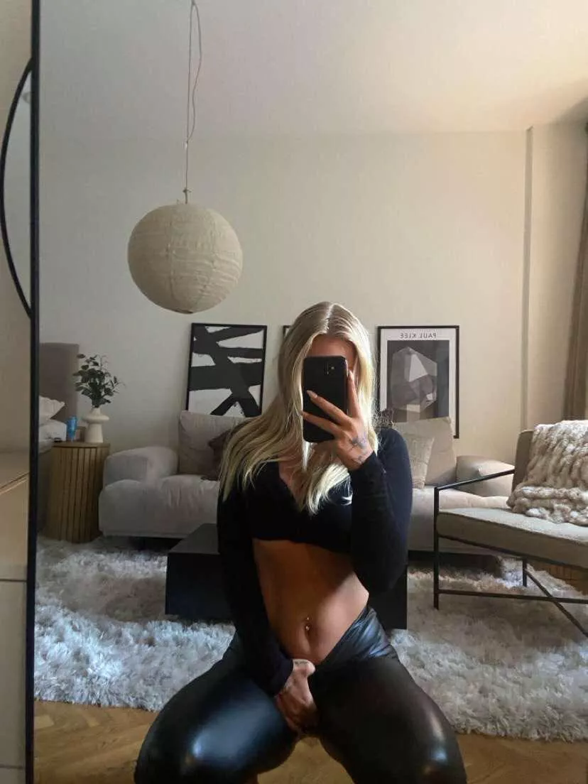 Leather pants on a friday is a must!  posted by Sure-Net-1628