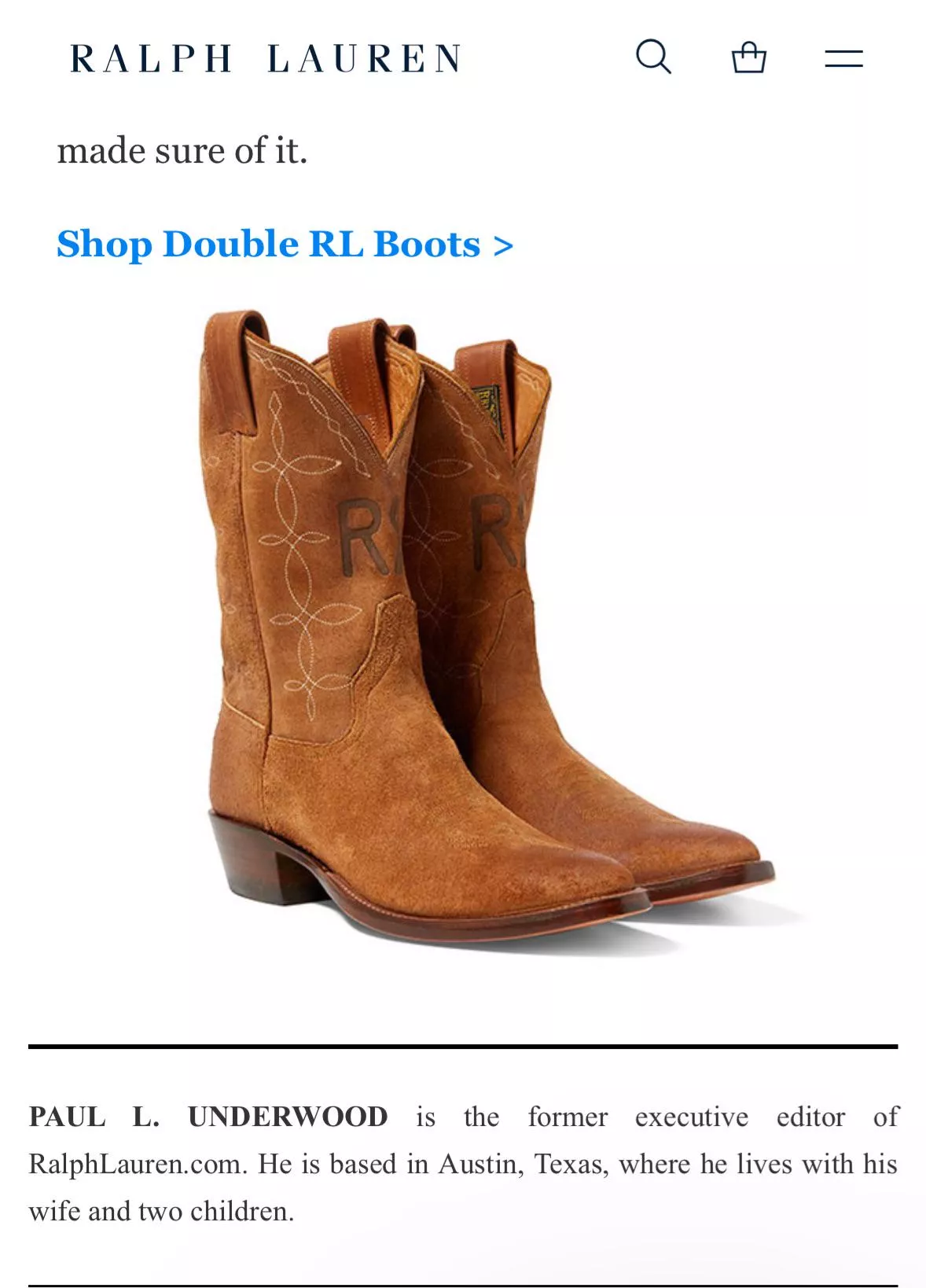 Looking for These boots (US SIZE 10) Plainview suede Cowboy Boots by RL posted by Different_Candy_8464