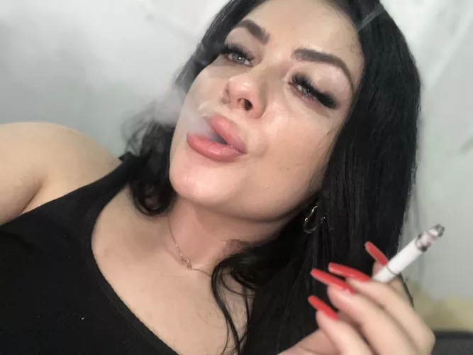 morning cigarette🩷 by Unfair-Interest-427