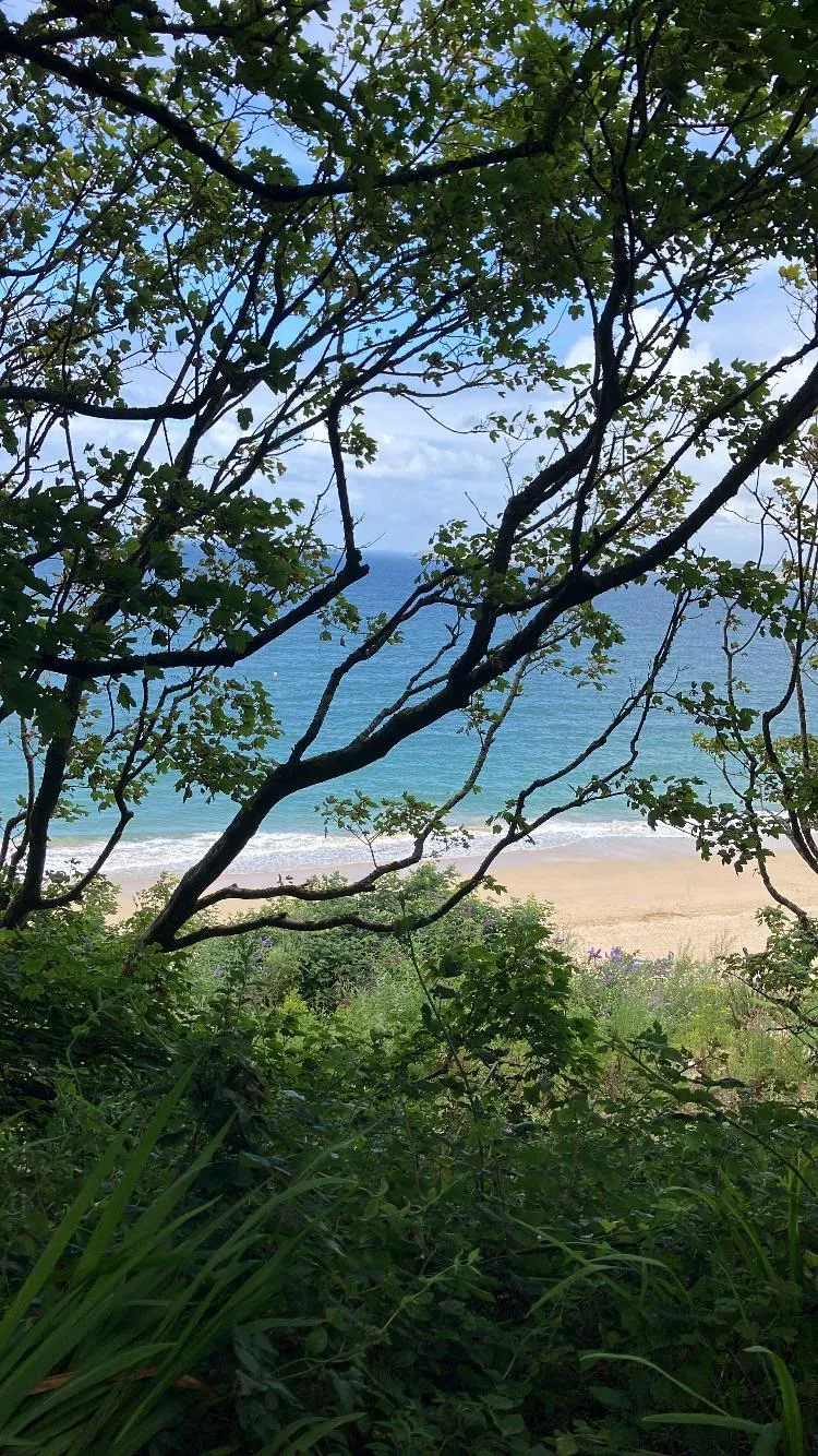 Saw an earlier beach photo here, that reminded me of a beauty spot on my recent holidays! 🩵 posted by coffeewalnut05