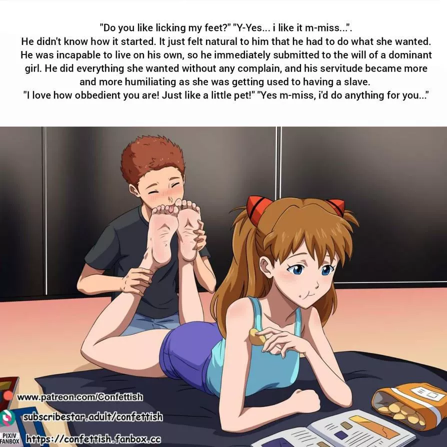 Asuka's foot slave posted by tsundergod