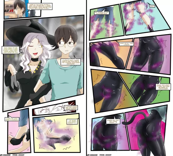 Boy goes shopping for new shoes and ends up turning into a girl in a cat bodysuit after wearing some heels by LoudContract2700