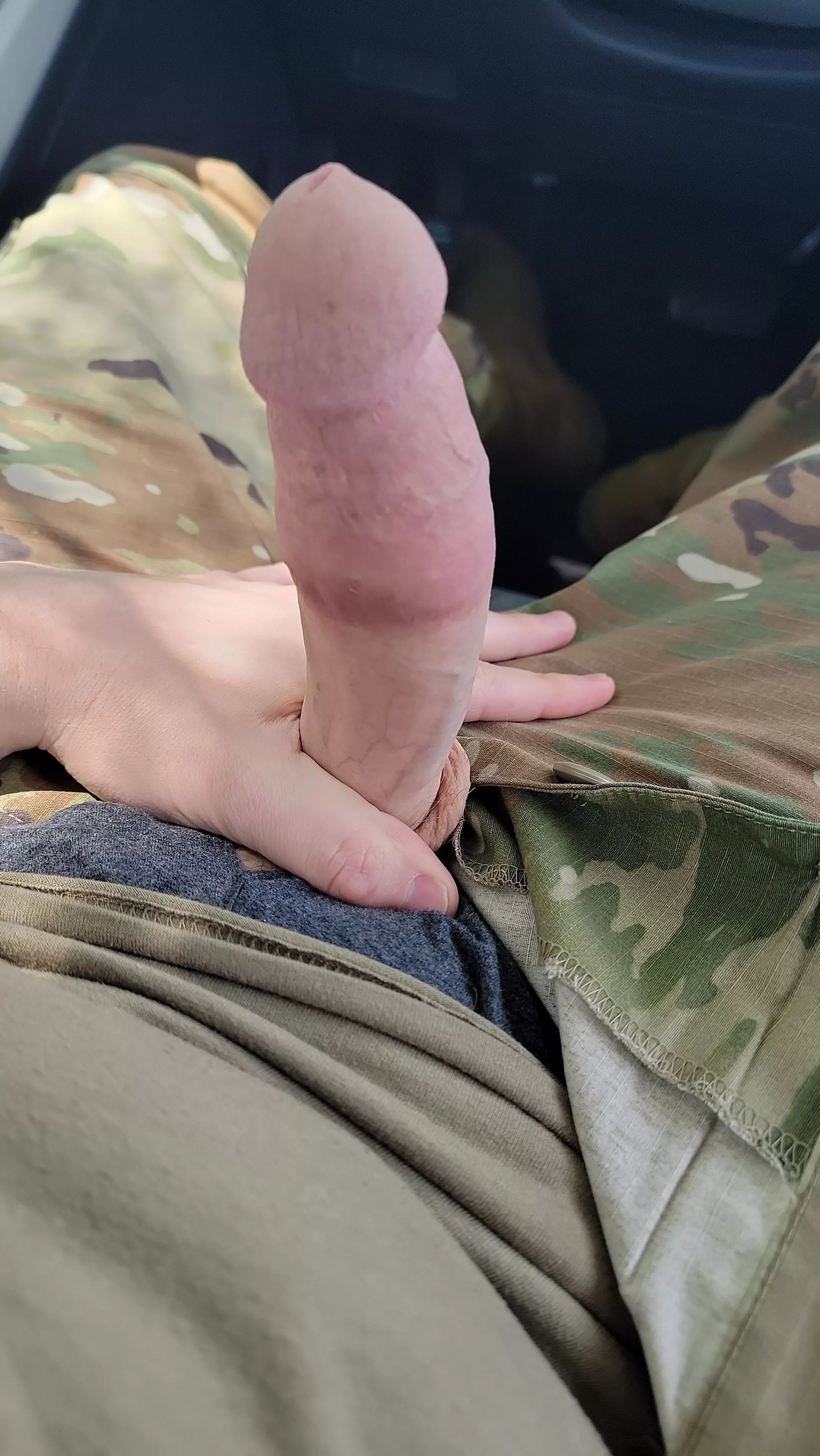 Feeling a bit more risky today. 😈 posted by Hornysoldier03