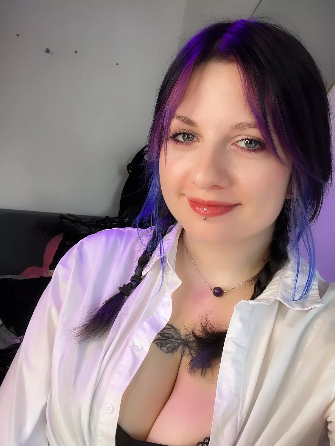 i love the pink and blue combo [f] posted by Littlest_Fern